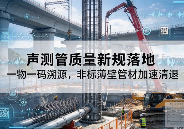 弥勒声测管质量新规落地，一物一码溯源，非标薄壁管材加速清退
