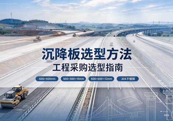 弥勒沉降板选择方法